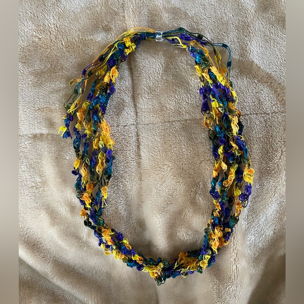💥BRAND NEW Ruched Fabric Necklace